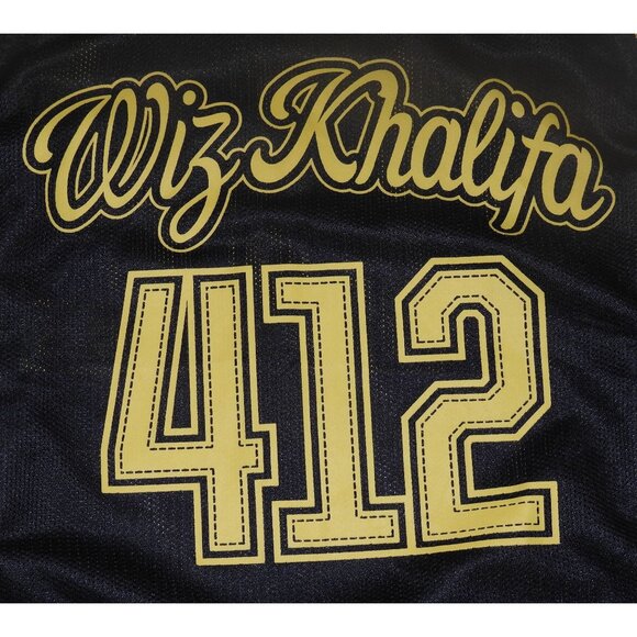 Wiz Khalifa 412 Taylor Gang Black Basketball Jersey Adult Small - Picture 2 of 7